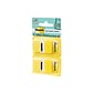 Post-it® Flags Value Pack, 1" x 1.7", Yellow, 50 Flags/Dispenser, 12 Dispensers/Box (680-YW12)