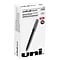 uni-ball Rollerball Pens, Micro Point, Red Ink, 12/Pack (60152)