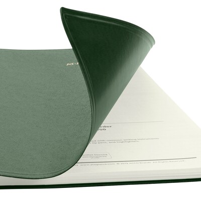 2026 AT-A-GLANCE Recycled 8.25" x 11" Weekly & Monthly Appointment Book Planner, Faux Leather Cover, Green (70-950G-60-26)