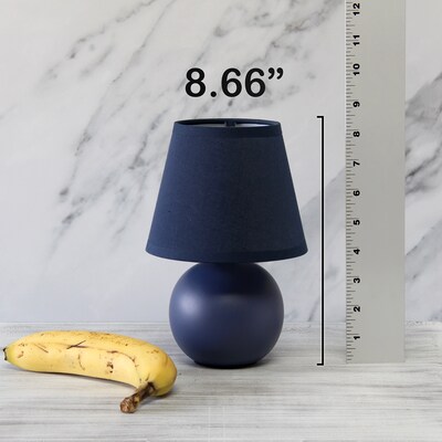 Simple Designs 8.66" LED Table Lamp, Blue (LT2008-BLU-LB)