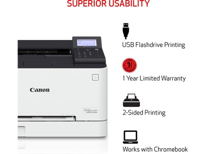 Canon imageCLASS LBP632Cdw Wireless Color Laser Printer, Single-Function, Print (LBP632CDW)