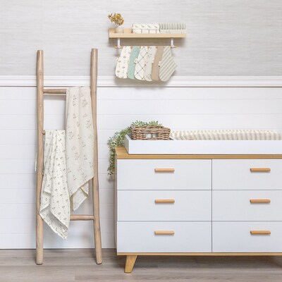 Organic Cotton Stripe Change Pad Cover