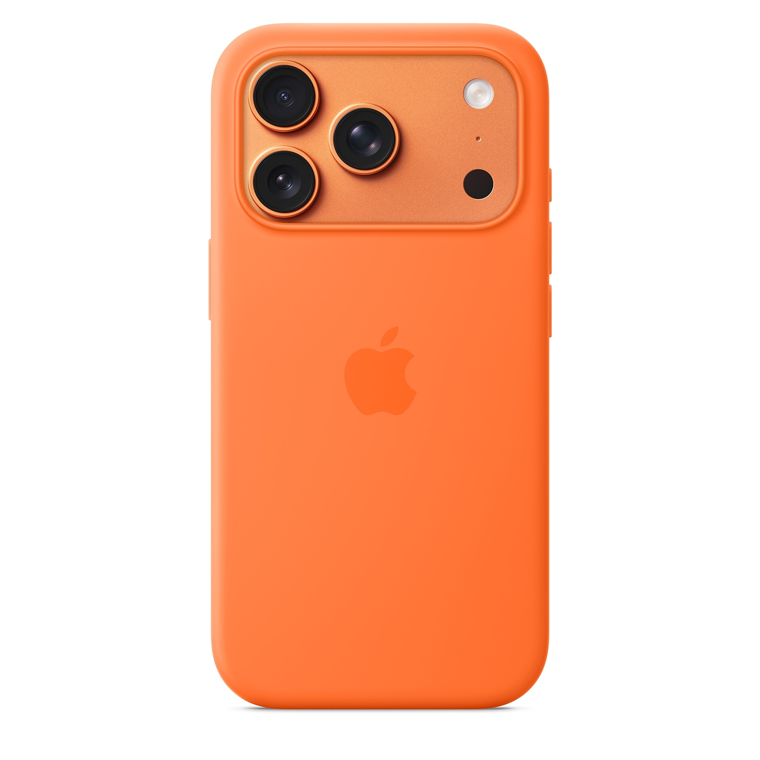 Apple Silicone MagSafe Phone Case for iPhone 17 Pro, Orange (MGFE4ZM/A)