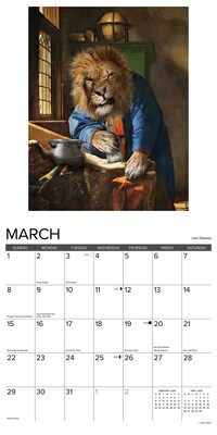 2026 Willow Creek Animal Masterpieces 12" x 12" Monthly Wall Calendar (49877)