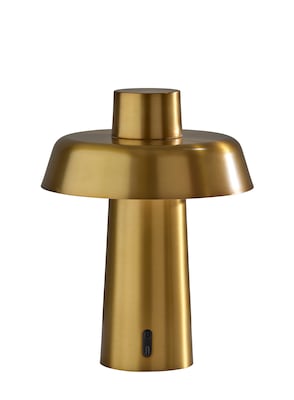 Adesso ADS360 Pirlo 11.75H LED Table Lamp, Antique Brass (AD9204-21)