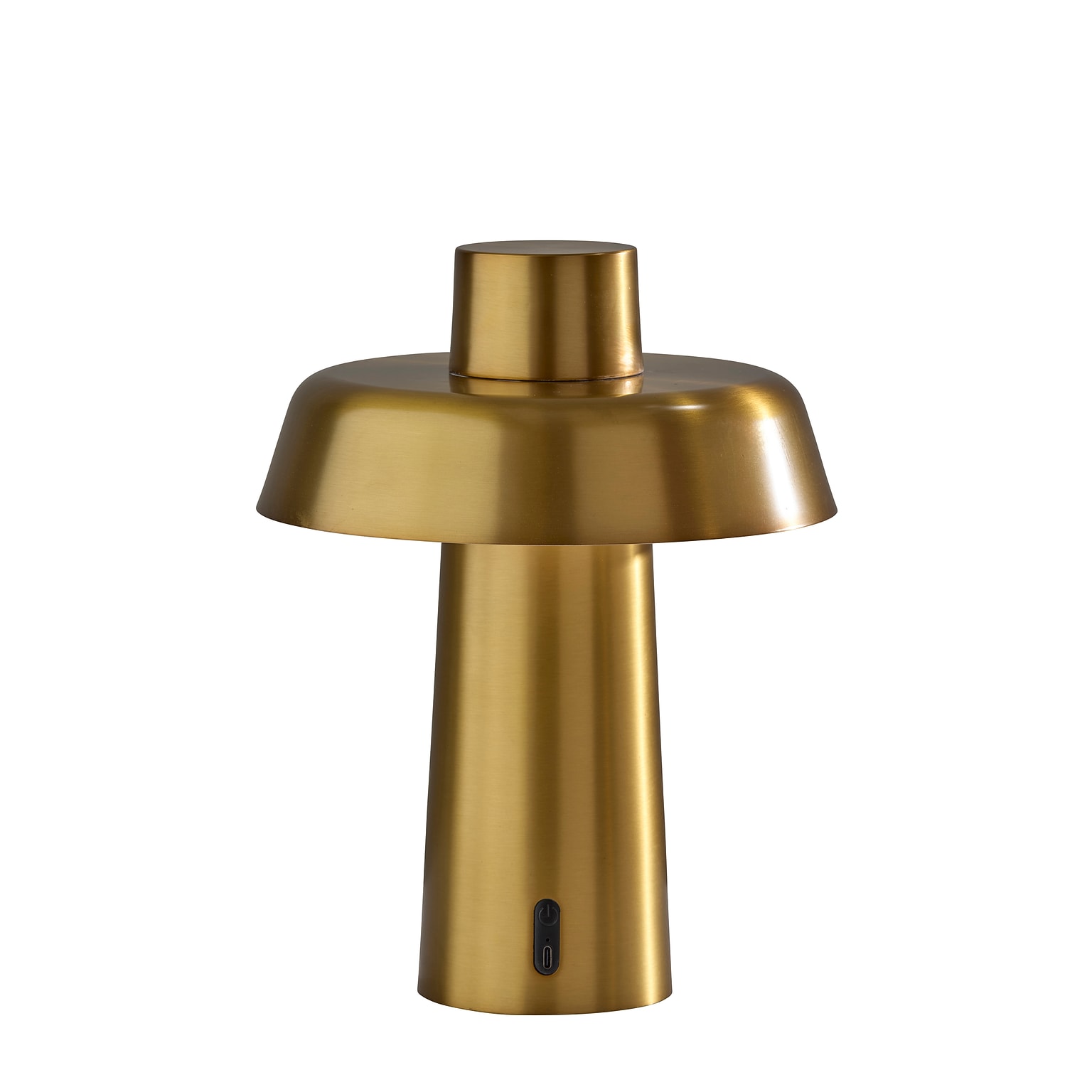 Adesso ADS360 Pirlo 11.75H LED Table Lamp, Antique Brass (AD9204-21)