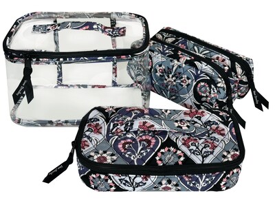 Vera Bradley 4pc Cosmetic Organizer - Ornate Blooms