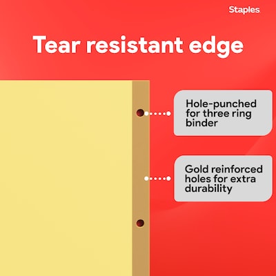Staples Large Tab Insertable Paper Divider, Clear, 8-Tabs, 4 Sets (13516/14482)