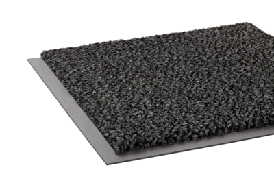 Crown Dust-Star Microfiber Wiper Floor Mat, 48 x 72, Charcoal (CWNDS0046CH)