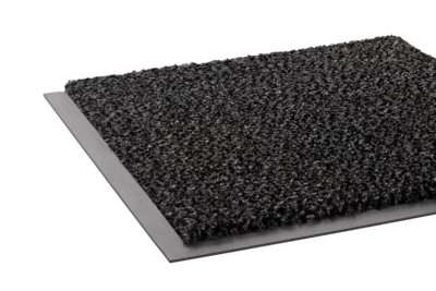 Crown Dust-Star Microfiber Wiper Floor Mat, 48 x 72, Charcoal (CWNDS0046CH)