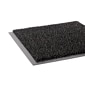 Crown Dust-Star Microfiber Wiper Floor Mat, 48" x 72", Charcoal (CWNDS0046CH)