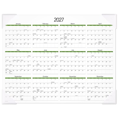 2026 AT-A-GLANCE Puppies 21.75" x 17" Monthly Desk Pad Calendar (DMD166-32-26)