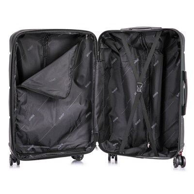 DUKAP Zonix 20" Hardside Carry-On Suitcase, 4-Wheeled Spinner, TSA Checkpoint Friendly, Green (DKZON00S-GRE)