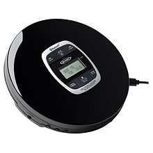 Jensen Wireless Bluetooth CD Player with Digital FM Radio and Bass Boost, Black (CD-60R-BT)