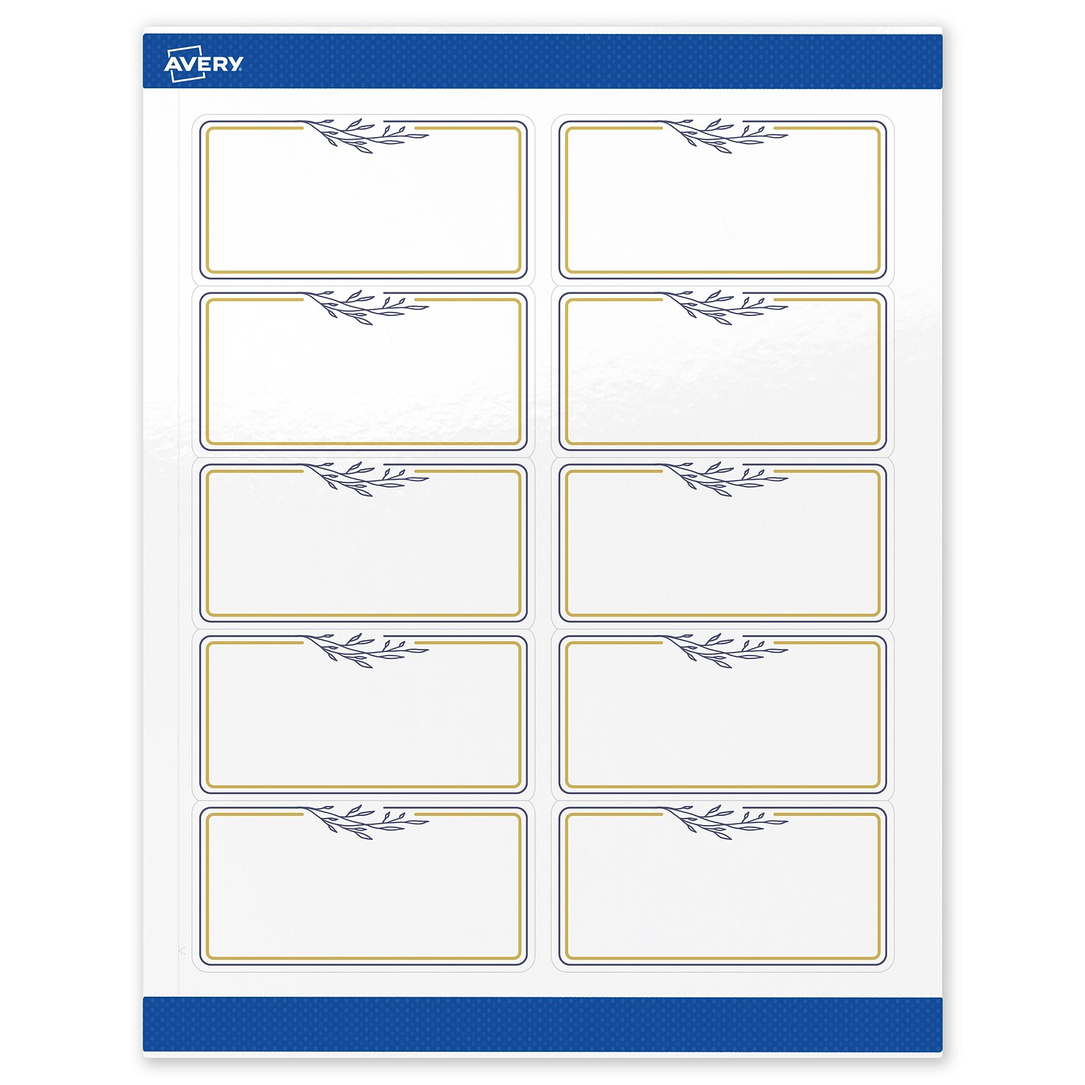 Avery Laser/Inkjet Rectangle Multipurpose Labels, 2 x 4, White, 100/Pack (S00-DNR)