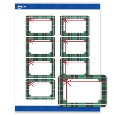 Avery Rectangle Multipurpose Labels, 2 x 3, White, 80/Pack (19479370407)