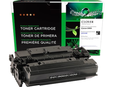 Clover Remanufactured Black High Yield Toner Cartridge Replacement for Canon 041H (0453C001)