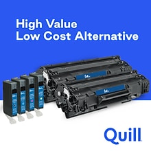 Quill Brand® Remanufactured Black/Cyan/Yellow/Magenta Standard Laser Toner Cartridge Replacement for