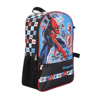 Bioworld Spiderman Kids 5-Piece Backpack Set, Large, Multicolor (B1B7XT6USMSB00)