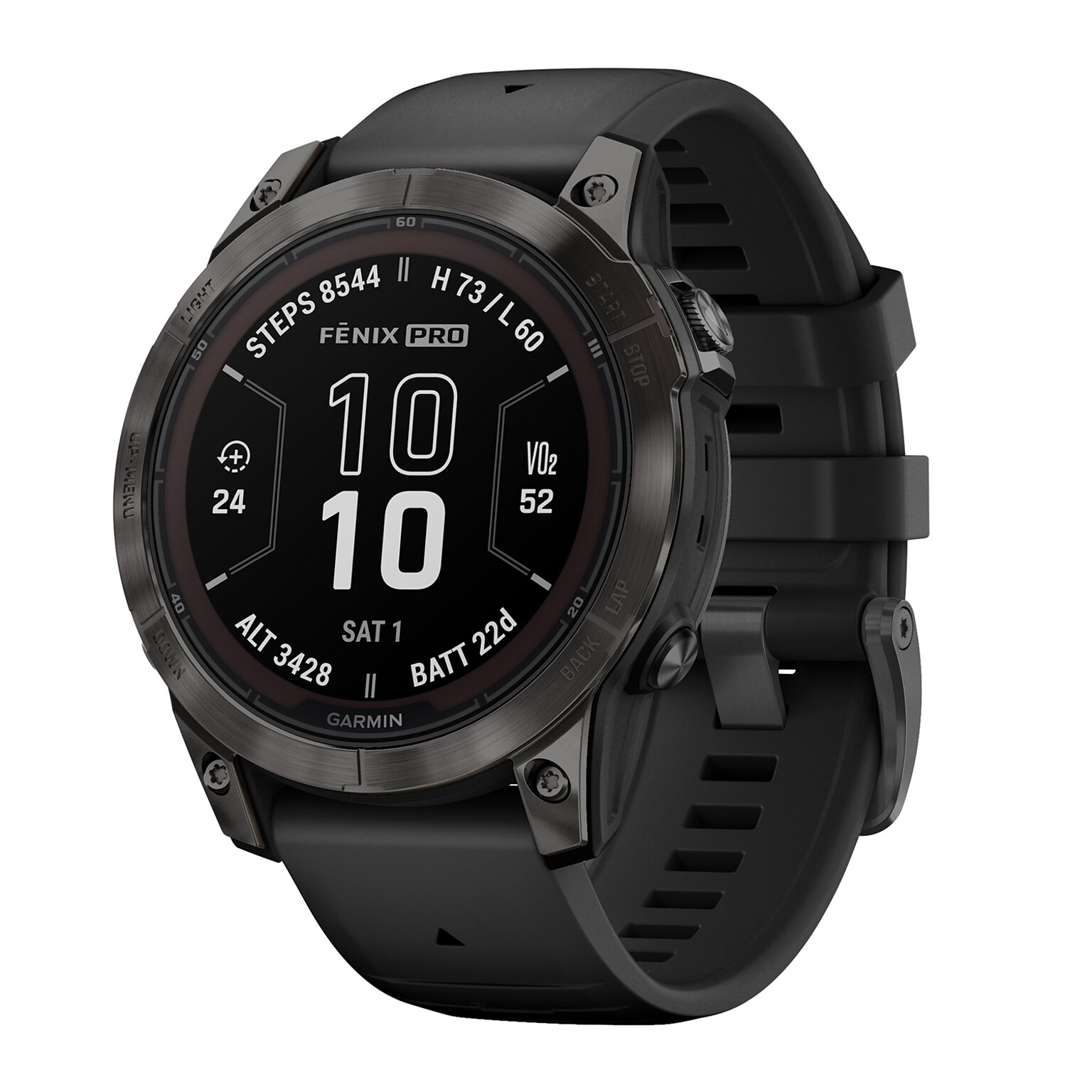 Garmin fenix 7 Pro Smart Watch, 47 mm, Carbon Gray & Black (GRM0277710)