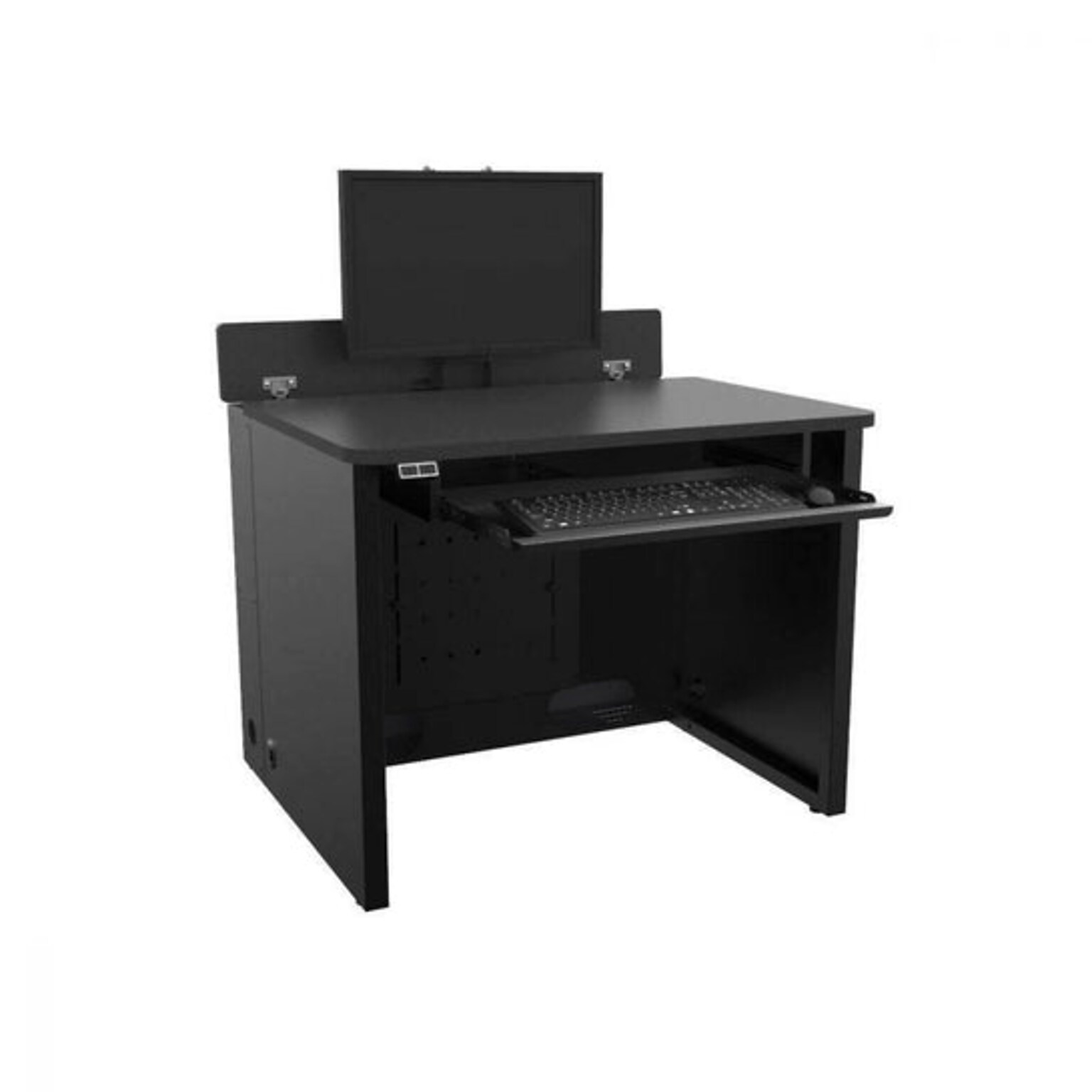 VersaDesk Elevation 36W Computer Desk, Black (ED3630-BB)