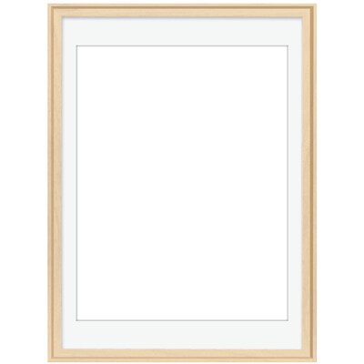 Staples 24" x 36" Plastic Poster Frame, Wood Grain (PPFRM-SB-B-2436)