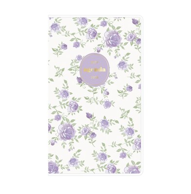 2027-2028 Blue Sky 3.625 x 6.125 Monthly Planner, Purple/White (164254)