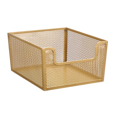 iDesign Steel Organizer, Soft Brass (25999)