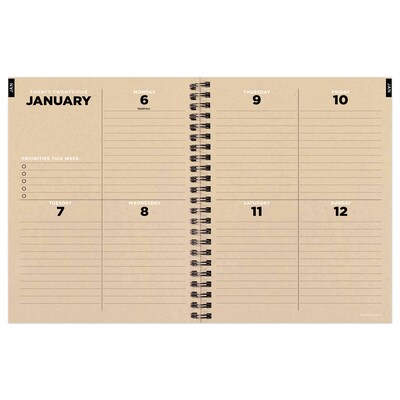 2025 TF Publishing 6.5" x 8"  Classic Composition Medium Weekly Monthly Planner (25-9202)