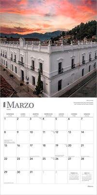 2026 BrownTrout Mexico 12" x 12" Monthly Wall Calendar (9798330704569)