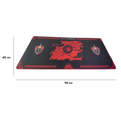 Lexip Game of Thrones XXL Non-Skid Mouse Pad, House Targaryen, Black (TSXLXMP0004)