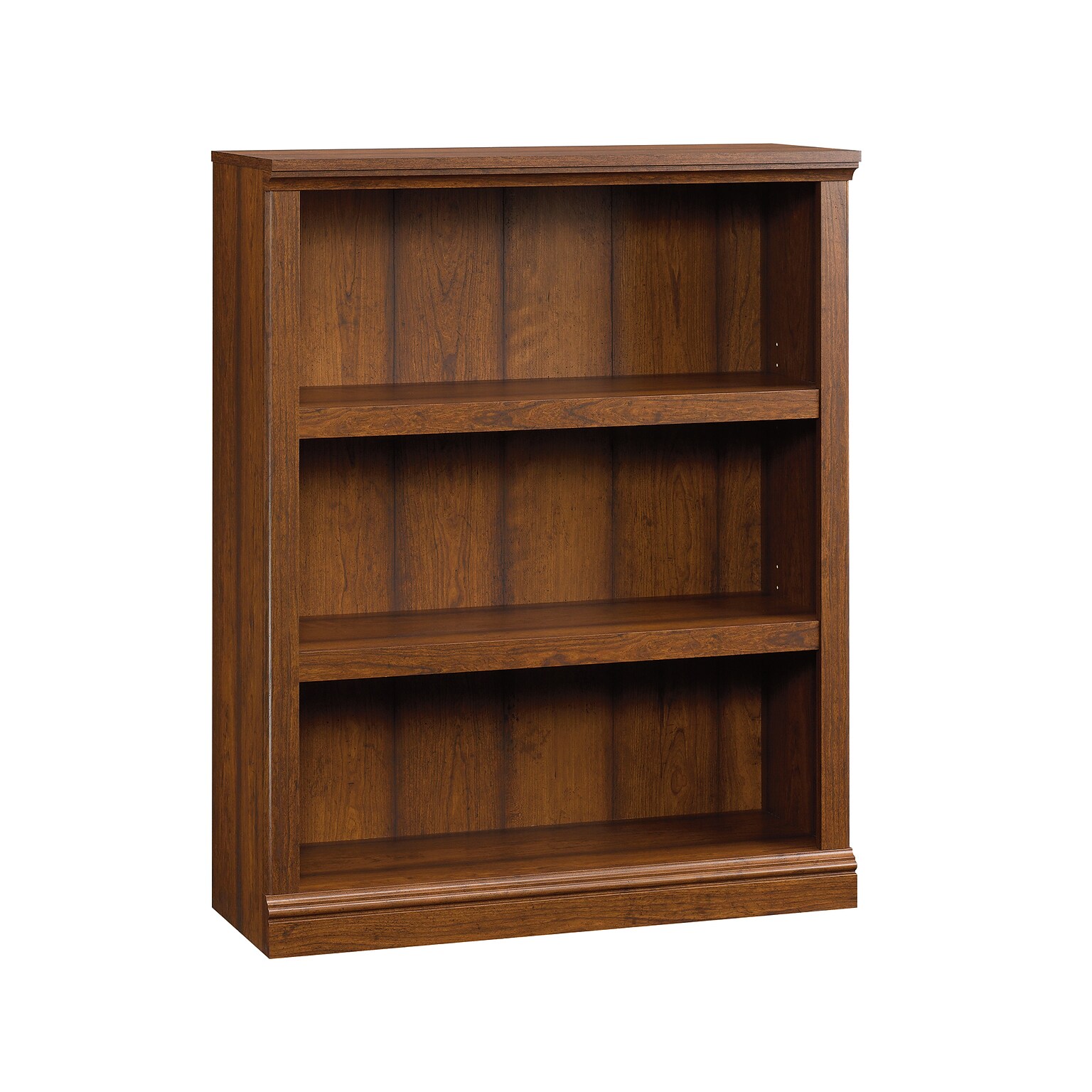 Sauder Select 44H 3-Shelf Bookcase, Washington Cherry Finish (416348)
