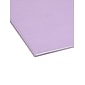 Smead File Folders, 1/3-Cut Tab, Letter Size, Lavender, 100/Box (12443)