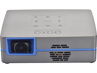 AAXA SLC450 HDMI/USB/Wireless Portable LCOS Short-Throw Pico Projector, Silver Gray (KP-450-00)