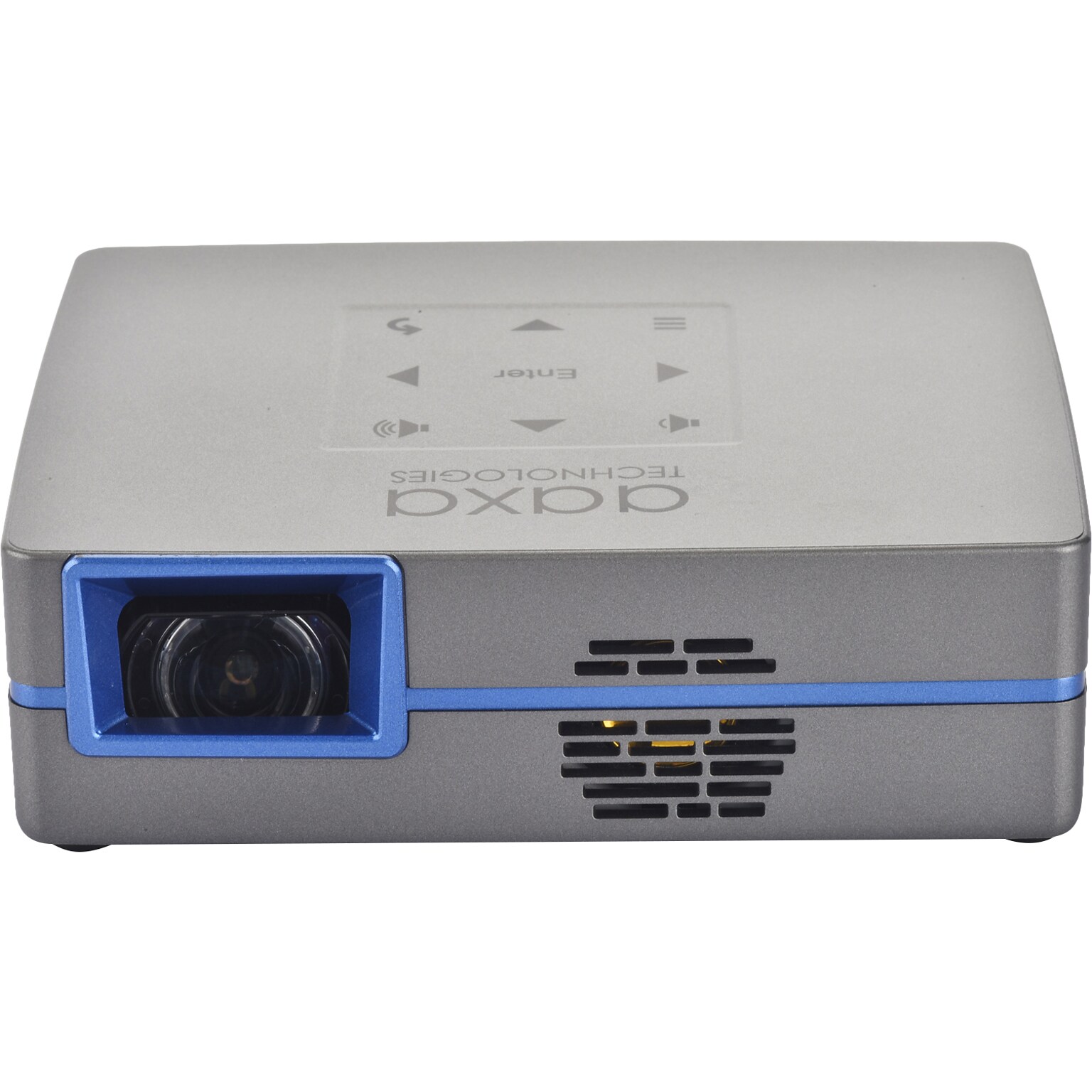 AAXA SLC450 HDMI/USB/Wireless Portable LCOS Short-Throw Pico Projector, Silver Gray (KP-450-00)