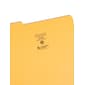 Smead Reinforced File Folder, 3 Tab, Letter Size, Goldenrod, 100/Box (12234)