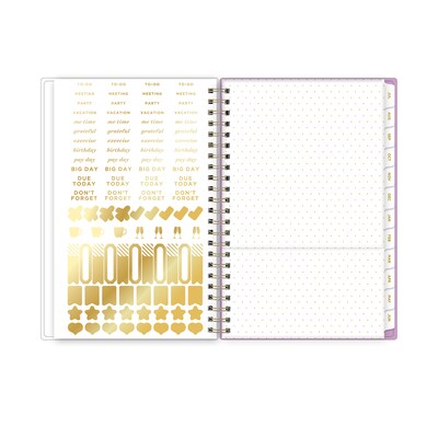 2026-2027 Blue Sky Day Designer Kerridge Lilac 5" x 8" Academic Year Weekly & Monthly Planner, Plastic Cover (158167)