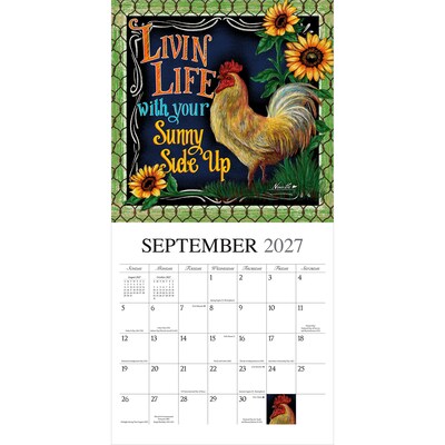 2027 BrownTrout Bless This Nest 12" x 12" Monthly Wall Calendar (9781773728841)