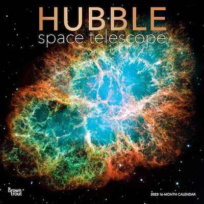 2023 BrownTrout Hubble Space Telescope 12 x 12 Monthly Wall Calendar (9781975448882)