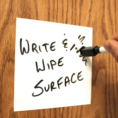 Flipside Dry-Erase Mobile Stickables Whiteboard, 4 x 4, 26/Pack (FLP92244)