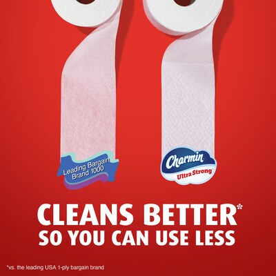 Charmin Ultra Strong Mega Toilet Paper 220 Sheets/Roll, 24 Rolls/Pack (132140)