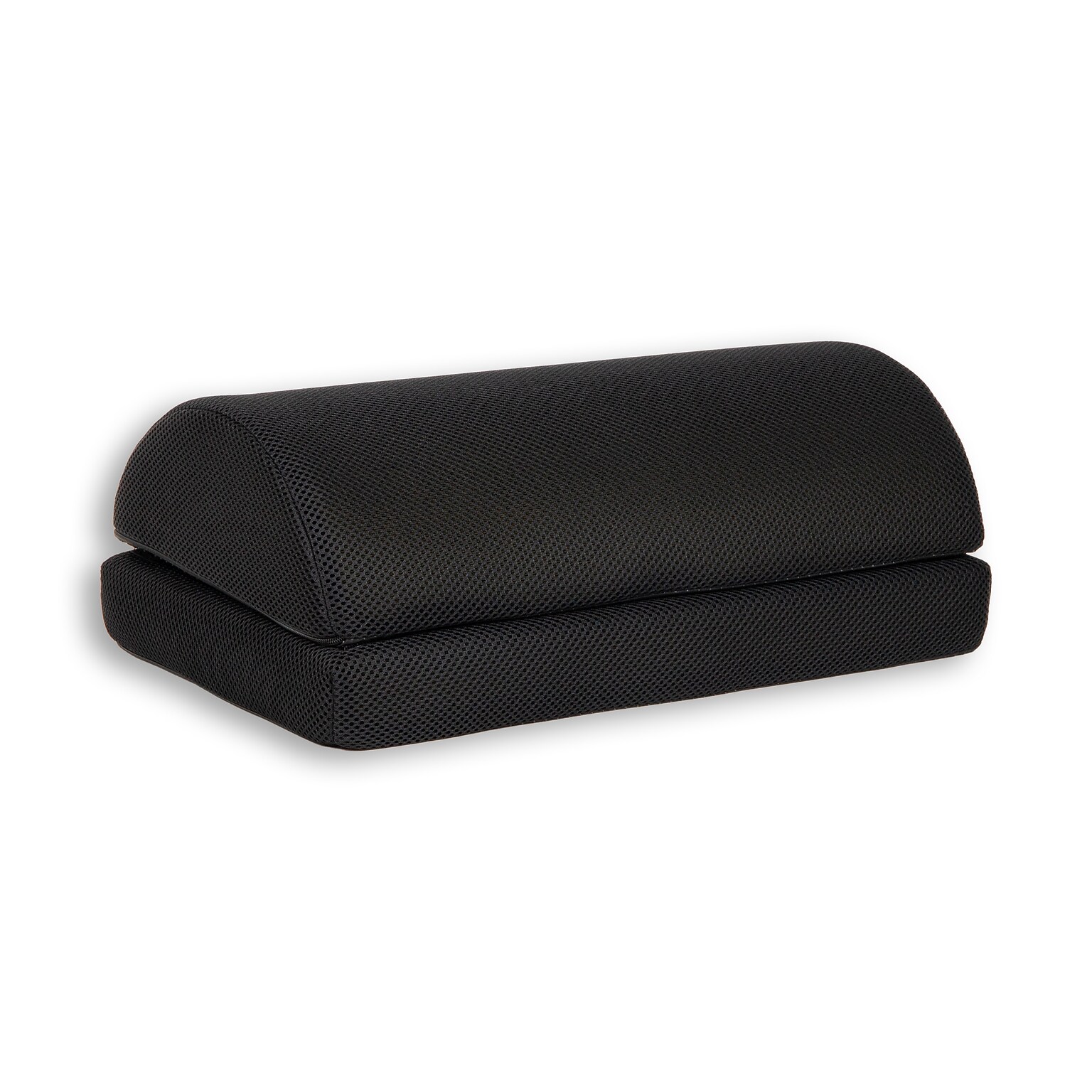 Mind Reader Air-Cloud Memory Foam Under Desk Footrest, Black (FTMESH-BLK)