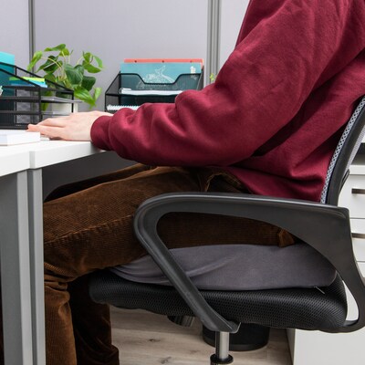 Mind Reader Harmony Collection Orthopedic Office Foam Cushions, Gray (ORTHOCUSH-GRY)
