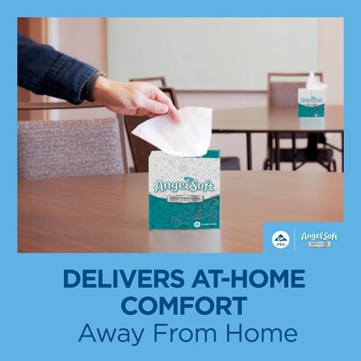 Angel Soft Professional Series Standard Facial Tissue, 2-Ply, 96 Tissues/Box, 36 Boxes/Pack (46580)