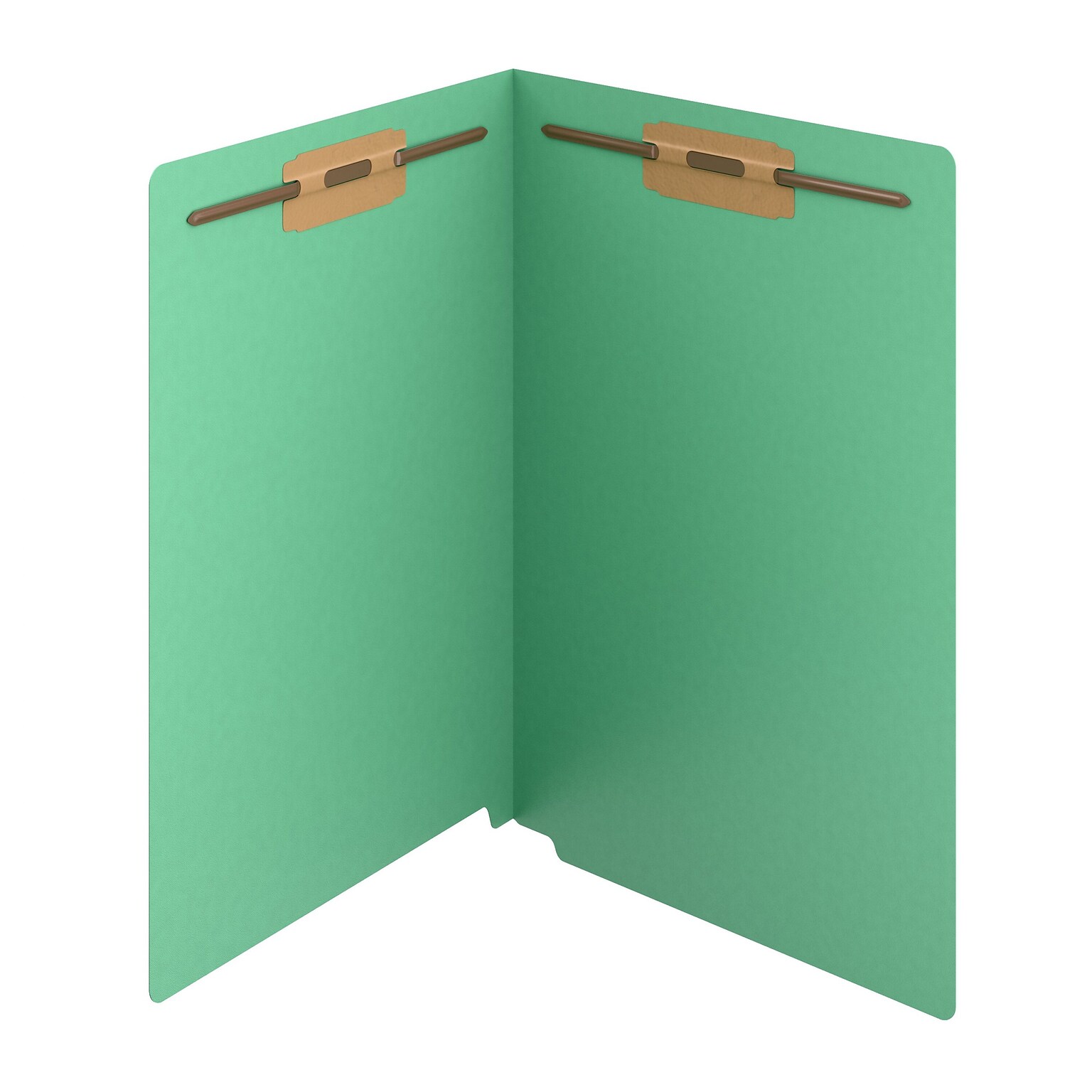 Staples Reinforced Classification Folder, 3/4 Expansion, Letter Size, Green, 50/Pack (ST62735)