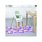 Deflect-O FashionMat Lazy Daisies Hard Floor Chair Mat, 35" x 40", Low-Pile, Multicolor (CM3540LD)