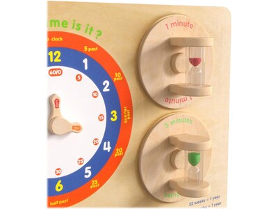 Flash Furniture Bright Beginnings Telling Time STEAM Wall Activity Board (MK-ME09609-GG)