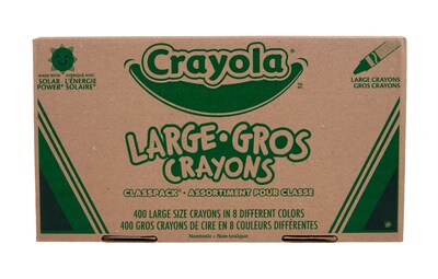 Crayola Classpack Crayons, 400/Box (52-8038)