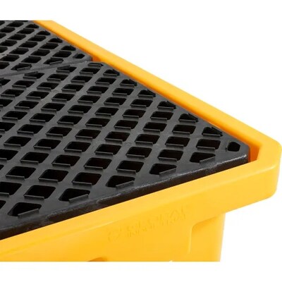 Global Industrial IBC Spill Containment Pallet w/ Drain, 365 Gallon (670785)