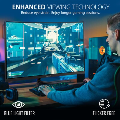 ViewSonic 32" Curved 180Hz LCD Gaming Monitor, Black (VX3218-PC-MHD)